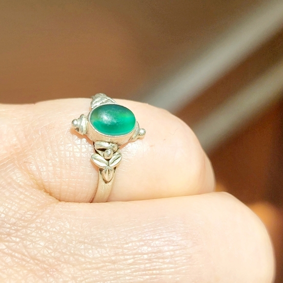 Old silver ring size (6-6.25) from Afghanistan - Picture 3 of 4